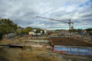 Radovi na rekonstrukciji podvožnjaka kod Nove opštine (6. novembar)