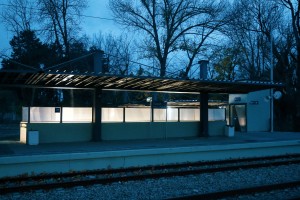 Polazak voza za Segedin sa Palićke stanice