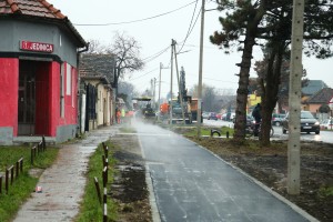 Obilazak završnih radova na novoizgrađenoj biciklističkoj stazi koja povezuje centar i Industrijsku zonu