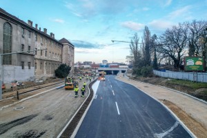 Radovi na rekonstrukciji podvožnjaka kod Nove opštine (12. decembar)