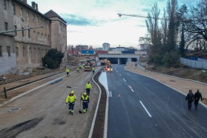 Radovi na rekonstrukciji podvožnjaka kod Nove opštine (12. decembar)