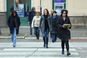 Polaganje venaca na bistu Ferenca Rajhla