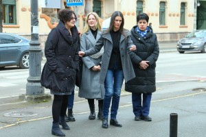 Polaganje venaca na bistu Ferenca Rajhla