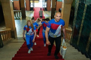 Prijem gradonačelnika Bakića za bokserku Kristinu Nađ Vargu