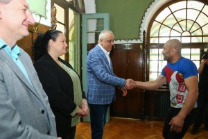 Prijem gradonačelnika Bakića za bokserku Kristinu Nađ Vargu