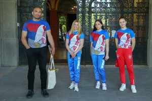 Prijem gradonačelnika Bakića za bokserku Kristinu Nađ Vargu