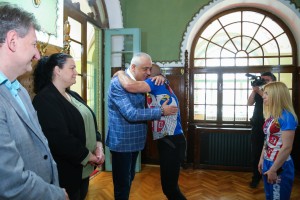 Prijem gradonačelnika Bakića za bokserku Kristinu Nađ Vargu