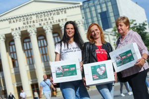 Ulična humanitarna svirka Nebojše Vojvodića za Mirjanu Krnajski