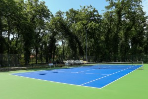 Obilazak teniskog terena na Paliću