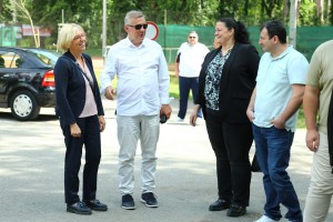 Obilazak teniskog terena na Paliću