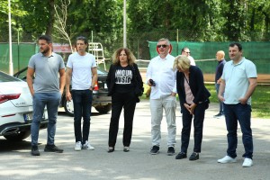 Obilazak teniskog terena na Paliću