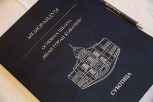 Potpisivanje memoranduma o saradnji sa školom iz Temišvara i priredba
