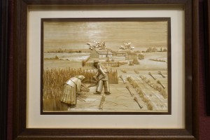 Otvaranje izložbe slika od slame udruženja slamarki "Lusa"