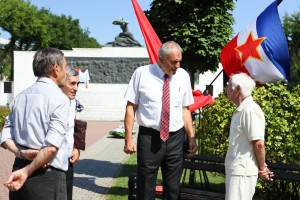 Obeležavanje Dana borca na Spomeniku žrtava fašizma