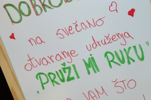Otvaranje udruženja "Pruži mi ruku"