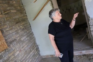 Obilazak urušene kuće Slavice Prćić iz Đurđina