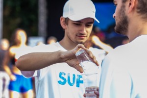 7. Subotički polumaraton - zagrejavanje i početak trke