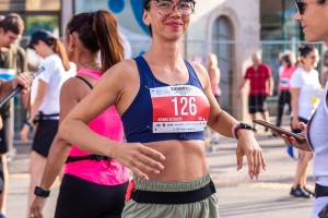 7. Subotički polumaraton - zagrejavanje i početak trke