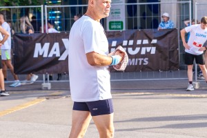 7. Subotički polumaraton - zagrejavanje i početak trke
