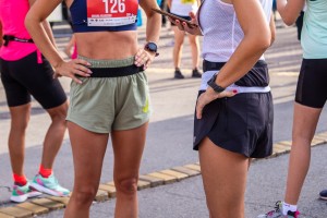 7. Subotički polumaraton - zagrejavanje i početak trke