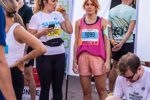 7. Subotički polumaraton - zagrejavanje i početak trke