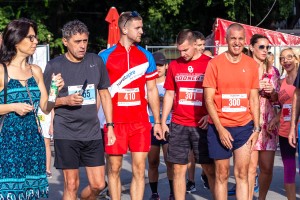 7. Subotički polumaraton - zagrejavanje i početak trke