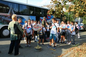 Doček dece u akciji "Deci Kosmeta sa osmehom, zajedno u školskim klupama"