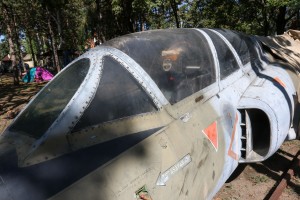 Trenažni "Jastreb NJ-21" u parku Mini Jugoslavija