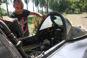 Trenažni "Jastreb NJ-21" u parku Mini Jugoslavija