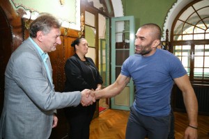 Prijem za boksere Spartaka kod gradonačelnika Bakića