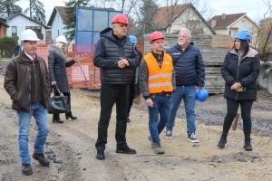 Obilazak radova na izgradnji ambulante na Paliću (Bohinjska ulica)