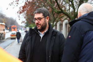 Gradonačelnik obišao završne radove na rekostrukcji biciklističke staze na Segedinskom putu