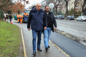 Gradonačelnik obišao završne radove na rekostrukcji biciklističke staze na Segedinskom putu