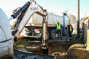 Obilazak početka radova na izgradnji kanalizacione mreže u okviru projekta "Čista Srbija" (Futoška ulica)
