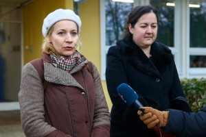 Protest ispred Medicinske škole