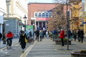 Protest u centru Subotice (24. januar 2025.)