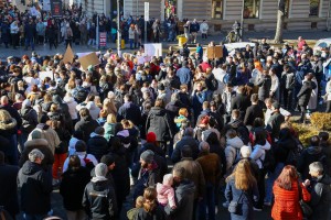 Protest u centru Subotice (24. januar 2025.)