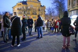 Protestni skup prosvetnih radnika, učenika i roditelja