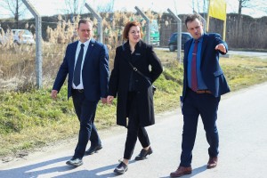 Obilazak radova na proširenju vodovodne mreže u naselju Zorka