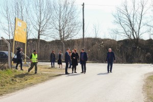 Obilazak radova na proširenju vodovodne mreže u naselju Zorka