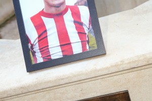 Dušan Maravić - polaganje venaca na Olimpijsku česmu