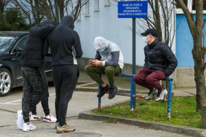 Protest isped Ekonomskog studenta koji žele da uče