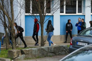 Protest isped Ekonomskog studenta koji žele da uče