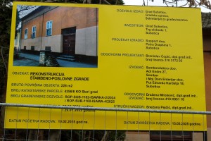 Radovi na "Bunjevačkoj kući"