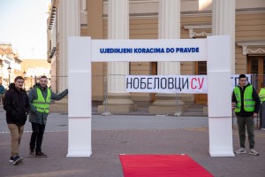 Protest - doček šetača