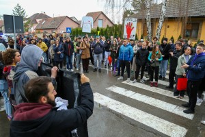 Protest ispred Visoke škola za obrazovanje vaspitača i trenera