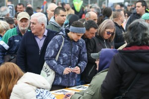 Protest (Hipodrom - raskrsnica Somborskog puta i Zagrebačke ulice)