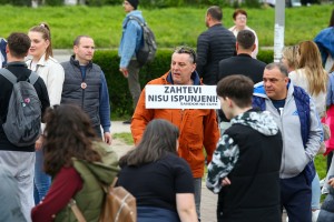 Protest - 13. april (Park Prozivka -> raskrsnica kod hotela "Patrija")