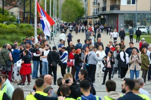 Protest - 13. april (Park Prozivka -> raskrsnica kod hotela "Patrija")