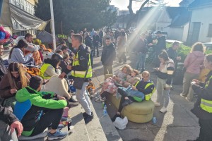 Studenti VTŠ u blokadi - protest ispred obrazovne ustanove